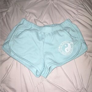 PLAYBOY Blue Athletic Shorts with Elastic Waistband